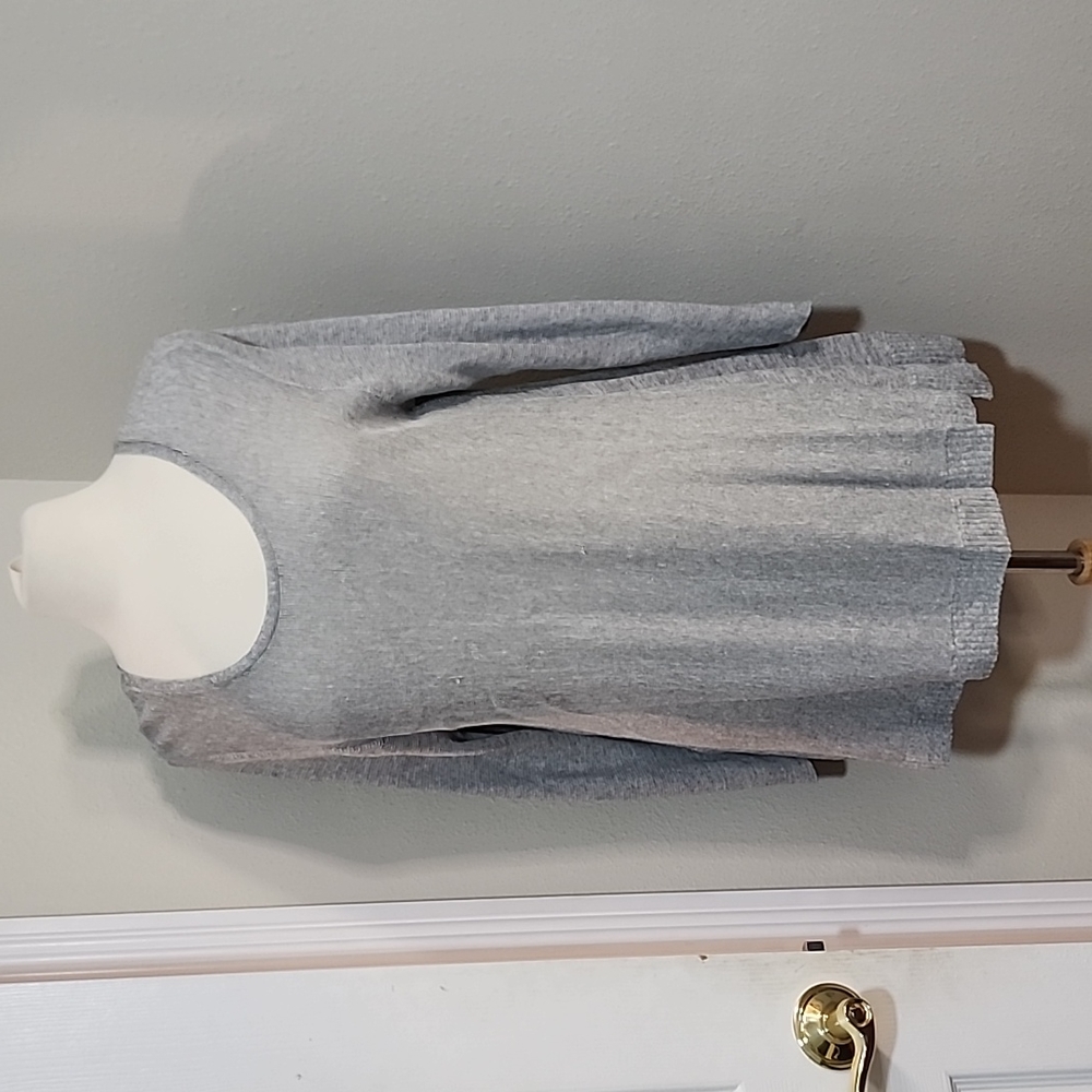 Eileen Fisher linen blend tunic length sweater (read description)